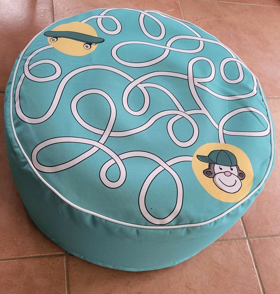 Pouf Hocker mit Luftkissen in Rabenau