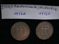 2 x 5 Reichsmark von 1936 in sehr guter Erhaltung "vz" Niedersachsen - Wiefelstede Vorschau