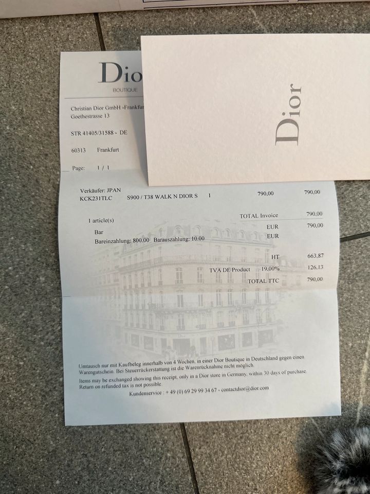 Dior Sneaker 38 in Offenbach