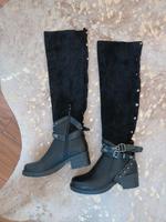 Lange Stiefel gr. 39   56 Cm ang Hessen - Hasselroth Vorschau