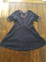 H&M HM M L Kleid Alinie Blau Dunkelblau Rot Weiss V Ausschnitt Hessen - Rotenburg Vorschau