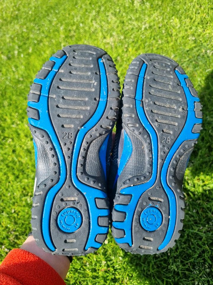 Gut erhaltene Superfit Halbschuhe Schuhe Turnschuhe Gr 28 in Rülzheim