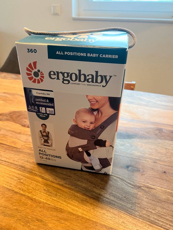 Ergobaby Babytrage 360 cool air mesh 4 in 1 in Schulzendorf bei Eichwalde