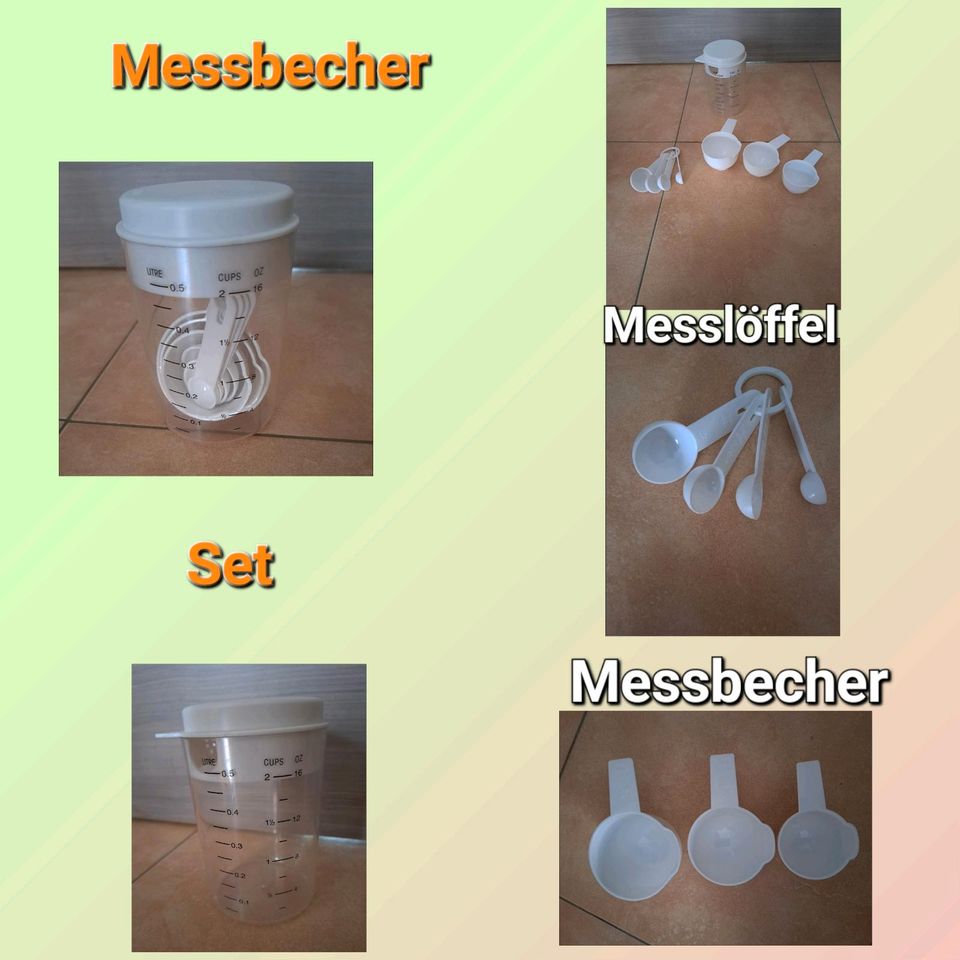 Apfelschäler / Espresso Set / Brat und Spritzschutz / Messbecher in Renchen