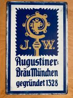 Augustiner Bier München Werbung Schild Deko Retro Vintage Bar Man Bayern - Freising Vorschau