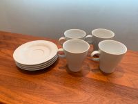 4 x Arzberg Porzellan Weiss Kaffeetasse mit Untertasse Neuwertig! Nordrhein-Westfalen - Solingen Vorschau