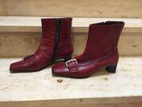Lederstiefeletten,Venturini, rot, Gr.38 Bayern - Buxheim Vorschau