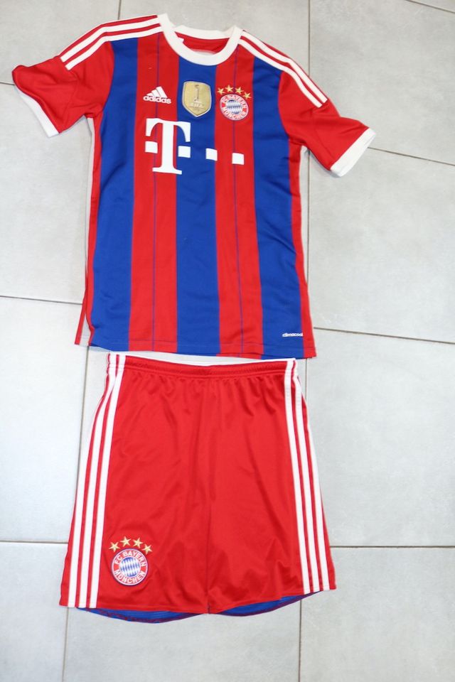 Adidas FC Bayern München Trikot T-Shirt & Shorts Gr. 176, M in Passau