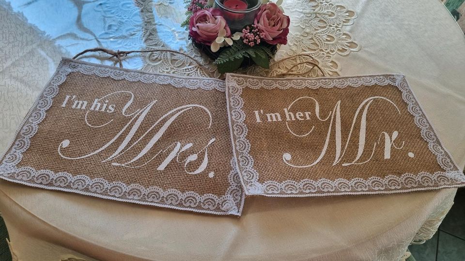 Mr. & Mrs. Stuhlbanner Hochzeit vintage in Birkenwerder