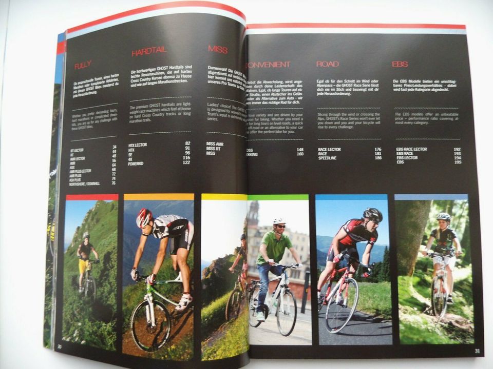 Ghost, Katalog, Broschüre, Prospekt, 2011, MTB, Race, Fahrräder in Rheda-Wiedenbrück