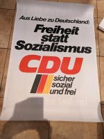 CDU Wahlplakat BTW 1976 Freiheit statt Sozialismus Kreis Pinneberg - Tornesch Vorschau