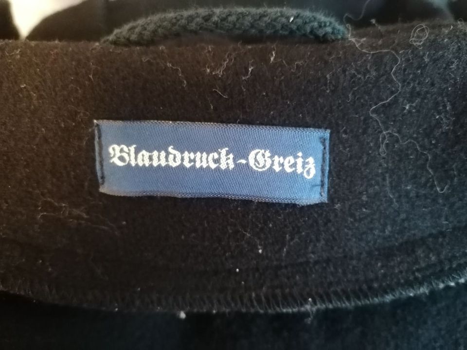 Mittelalter Umhang Blaudruck Greiz 100% Wolle Schwarz in Ludwigshafen