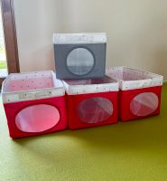 Ikea Nöjsam Len Box rot grau Kinderzimmer Aufbewahrung Bayern - Mallersdorf-Pfaffenberg Vorschau