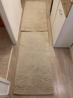 2 kleine Teppiche / Läufer - Wolle weiß/ hell beige München - Moosach Vorschau