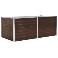 Hochbeet 160x80x45 cm Gartenbeet Verzinkter Stahl Braun Bayern - Bad Kissingen Vorschau