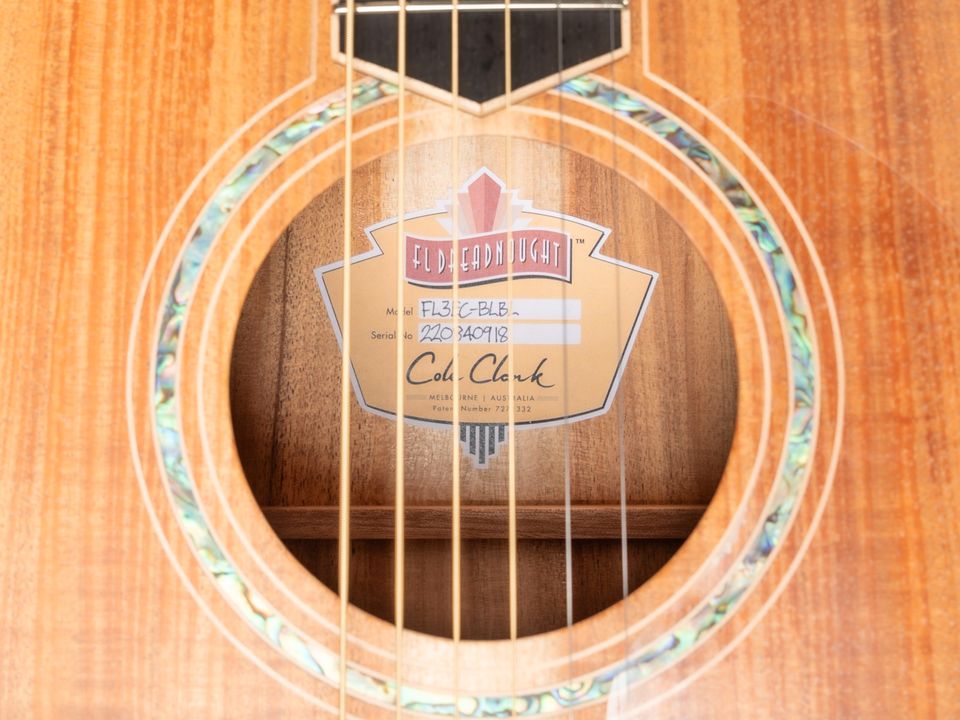 2022 Cole Clark FL3EC-BLBL Tasmanian Blackwood Abalone Pickup in Niebüll