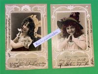 3 alte Postkarten Vintage Frau gelaufen erhabenes Design brocante Baden-Württemberg - Kirchheim unter Teck Vorschau
