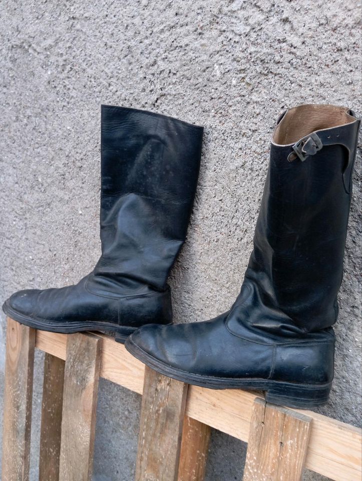 alte Offizier Stiefel WK, Knobelbecher in Muldenhammer