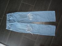 Takko, Denim 1982, Jeanshose mit offenen Knien, Gr 36 Nordrhein-Westfalen - Wegberg Vorschau