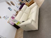 Couch Leder beige mit TV Funktion Hessen - Herborn Vorschau