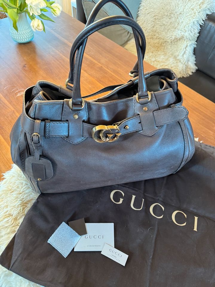 GG Running Handtasche Leder von Gucci in Gauting