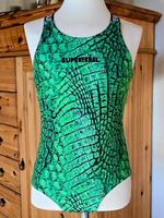 SUPERREBEL BADEANZUG BIKINI KROKODIL GRÜN SCHWARZ 158/164 WIE NEU Hessen - Felsberg Vorschau