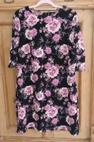 Schwarzes Kleid mit rosa Rosen  M L 40 42 44 Maße! Nordrhein-Westfalen - Herzogenrath Vorschau