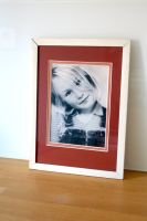 Retro Druck Holzrahmen Portrait Passepartout 30 cm Vintage Orange München - Pasing-Obermenzing Vorschau