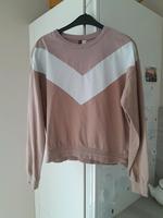 GUTER ZUSATND / H&M Pullover rosé und weiß Gr. M (eher S) Saarland - Wadgassen Vorschau