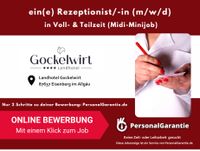 ein(e) Rezeptionist/-in (m/w/d) in Voll- & Teilzeit(Midi-Minijob) Bayern - Seeg Vorschau