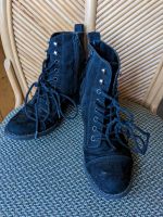 Boots 39 Stiefel WGT schwarz Keilabsatz Leipzig - Connewitz Vorschau