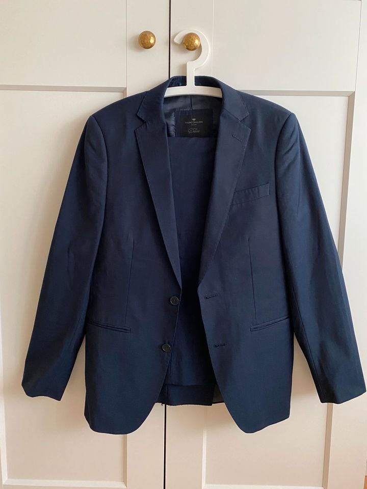 Slim Fit Anzug von Tom Tailer Anzugblazer Sakko Hose Blazer Hemd in Leinfelden-Echterdingen