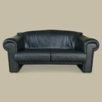 Brühl & Sippold Design Sofa Leder Zweisitzer Couch Schwarz Köln - Merkenich Vorschau