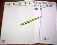 40 Seiten! 1986 Prospekt AUDI 80. DER NEUE. +Preise+Te. Portofrei Nordrhein-Westfalen - Moers Vorschau