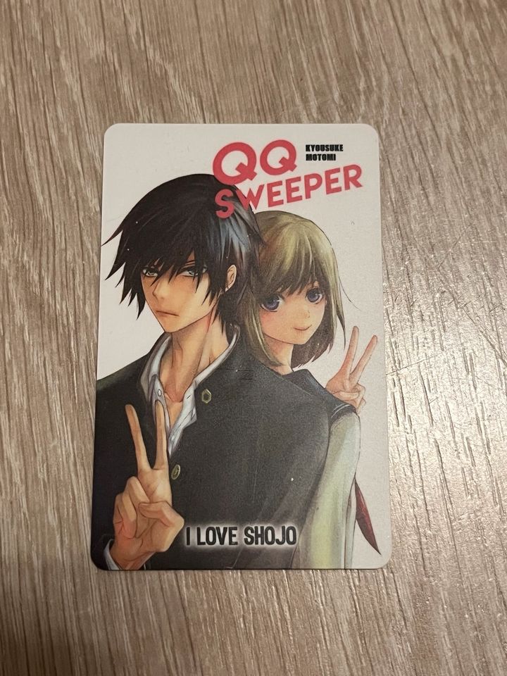 Manga QQ Sweeper Kyousuke Motomi Shoko Card in Harsefeld