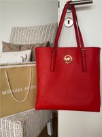 MK MICHAEL KORS Tasche Shopper Handtasche rot gold Bayern - Willmering Vorschau