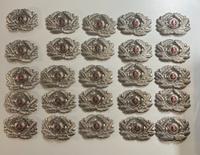 25x DDR NVA Mützenabzeichen Metallemblem Offizier Fasching Hessen - Laubach Vorschau