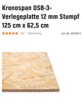 OSB Platten 12mm 125x62,5 Hessen - Biedenkopf Vorschau