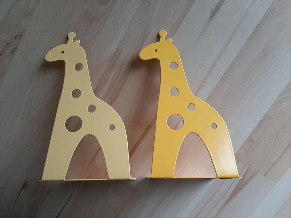 Buchstütze Giraffe gelb 2x in Brahmenau