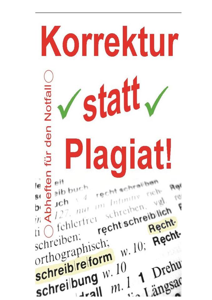 Korrekturlesen von techn. Bachelorarbeiten (+ Plagiatstest) in Nürnberg (Mittelfr)