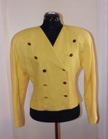 Jacke Sommer kurz,Leinen/Baumwolle,Gr.36/38, Trendfarbe Gelb Hessen - Florstadt Vorschau