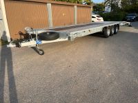 Mieten XXL 8,5m DUO Autotransportanhänger Autotrailer Hessen - Nauheim Vorschau