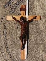 Handgemachtes christliches Kruzifix aus echtem Ebenholz aus Ghana Hessen - Wiesbaden Vorschau