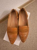 Ballerina gr. 38 braun Leder Slipper Mokassin Altona - Hamburg Osdorf Vorschau