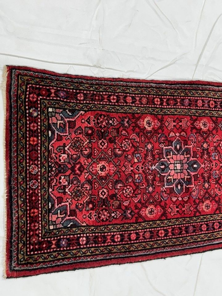 handgeknüpfter perserteppich Hamedan schurwolle ⭐131 x 67 cm⭐ in Hamburg