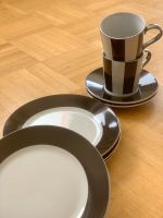 Kuchenteller und Kaffeetassen schwarz-weiß Baden-Württemberg - Ladenburg Vorschau