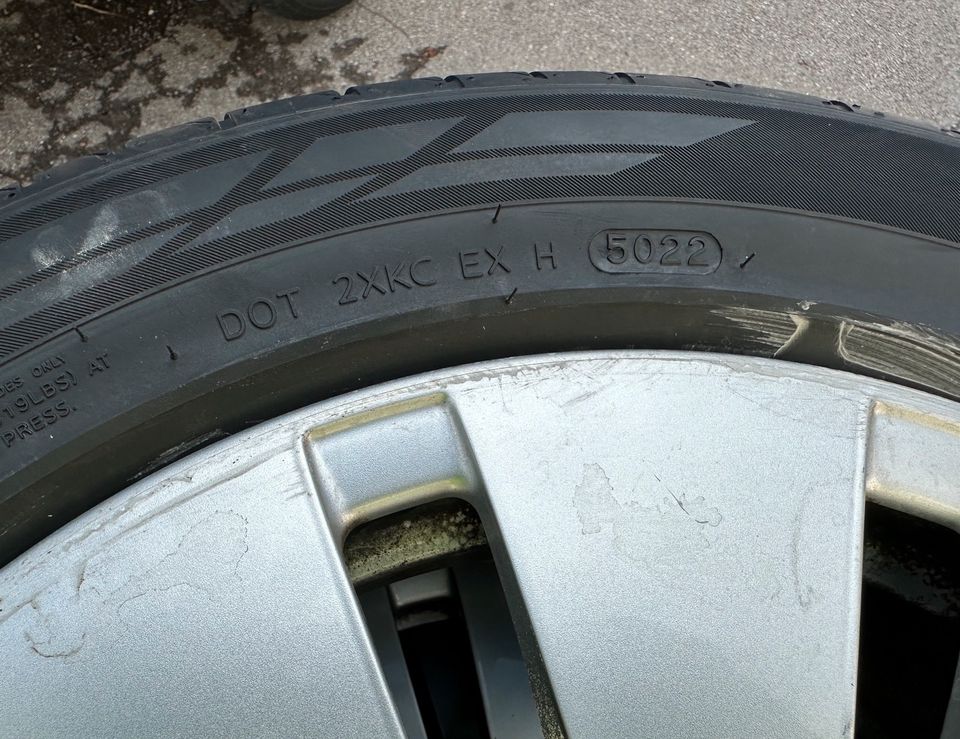 4 x MERCEDES GLC ALUFELGEN/SOMMERRÄDER 225/55R17-7,5Jx17 ET36 in Großkarolinenfeld