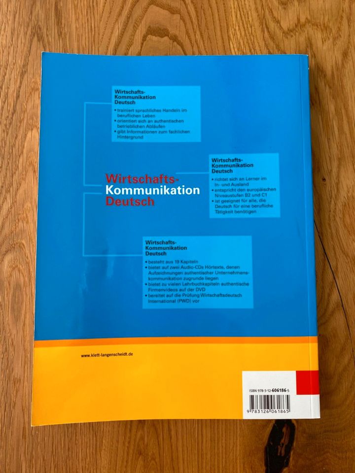 Deutschkurs Neues Lehrbuch Wirtschaftskommunikation Deutsch-KLETT in Schönaich