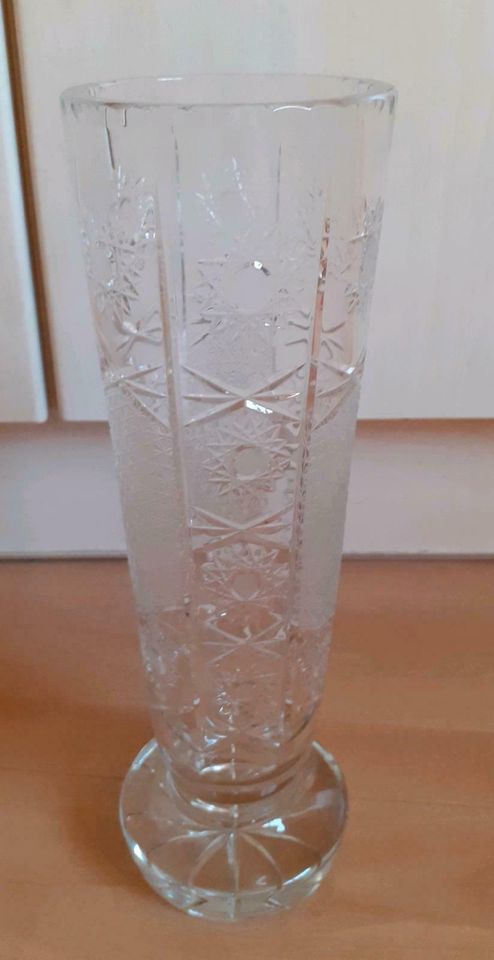 Vase aus Glas "Bohemia Crystal" in Nußloch