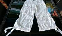 Capri Hose Shorts Bermuda weiß H&M 34 36 S XS Niedersachsen - Holle Vorschau
